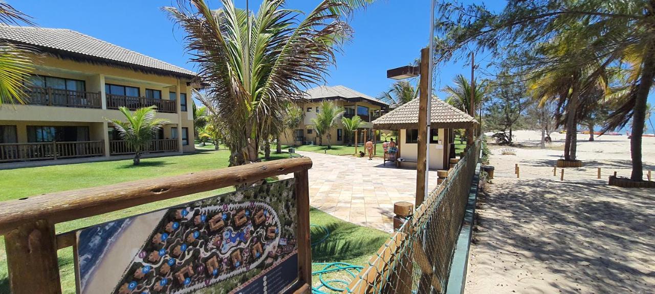Paraiso Frente Mar!! 04 Pessoas-Pe Na Areia Vg Sun Cumbuco-Hidro, Sauna, Academia, Piscina,Cozinha Completa, Wifi, Parquinho Infantil ภายนอก รูปภาพ